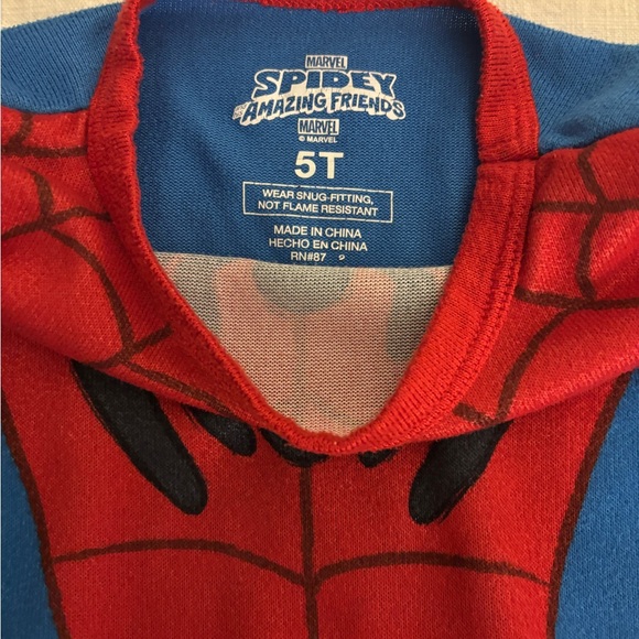 Marvel Superhero pajamas Spider-Man  - Red and Blue - Picture 3 of 4